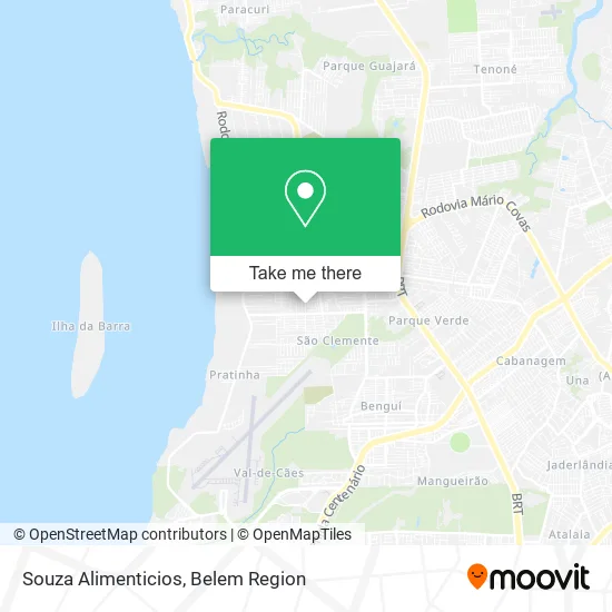Souza Alimenticios map