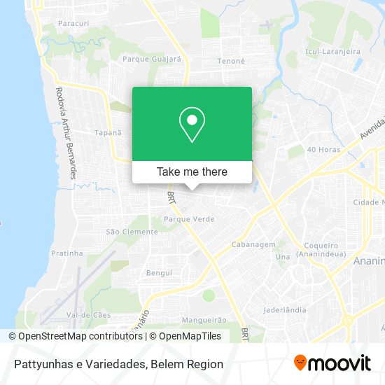 Pattyunhas e Variedades map