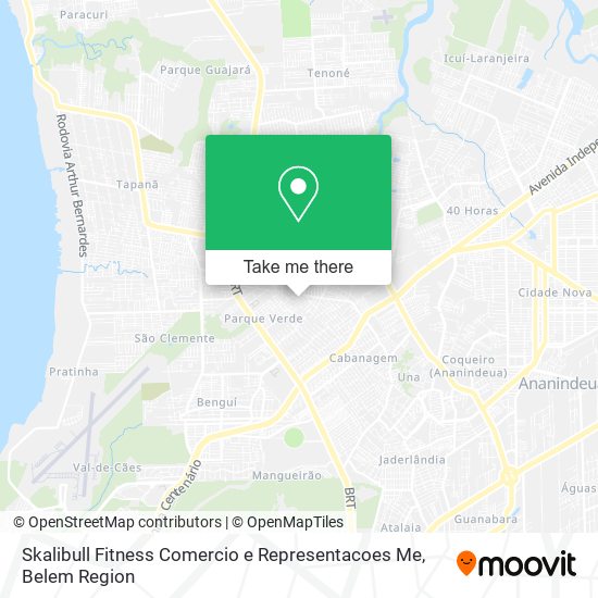 Mapa Skalibull Fitness Comercio e Representacoes Me