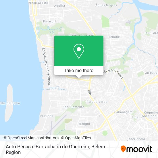 Auto Pecas e Borracharia do Guerreiro map
