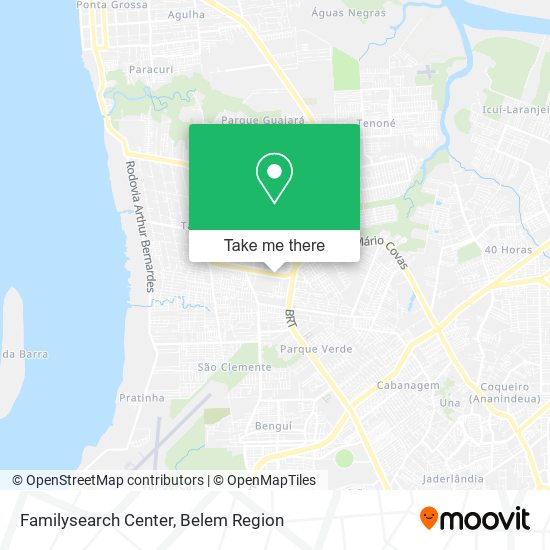 Familysearch Center map