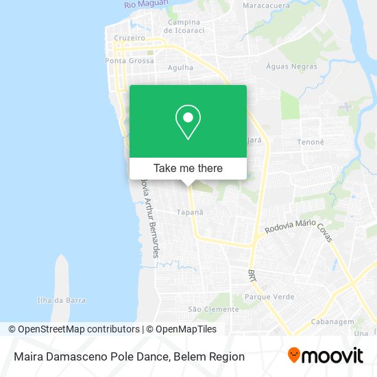 Maira Damasceno Pole Dance map