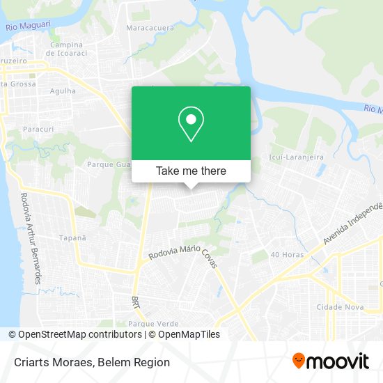 Criarts Moraes map