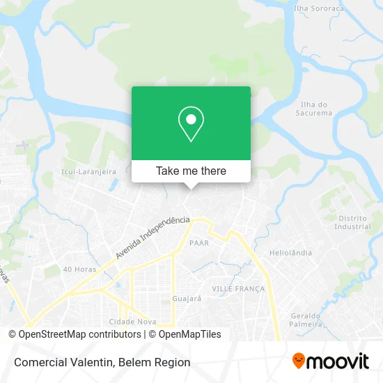 Comercial Valentin map