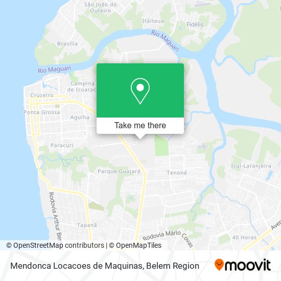 Mendonca Locacoes de Maquinas map