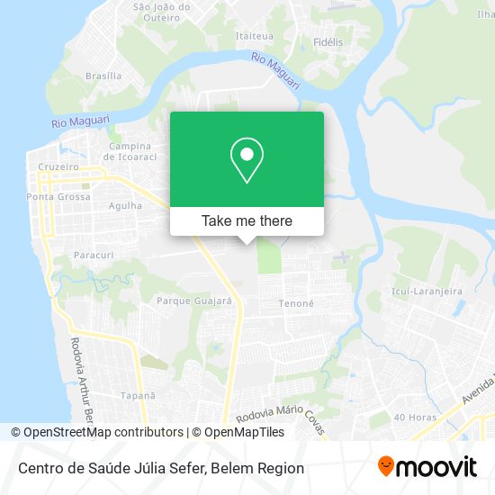 Centro de Saúde Júlia Sefer map
