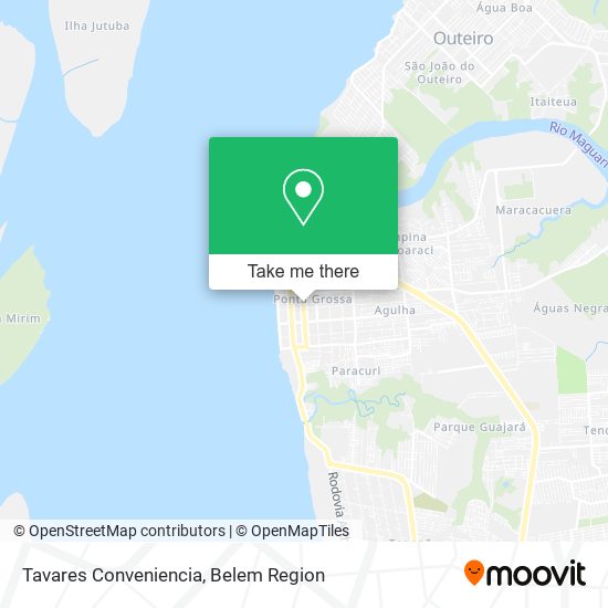 Tavares Conveniencia map
