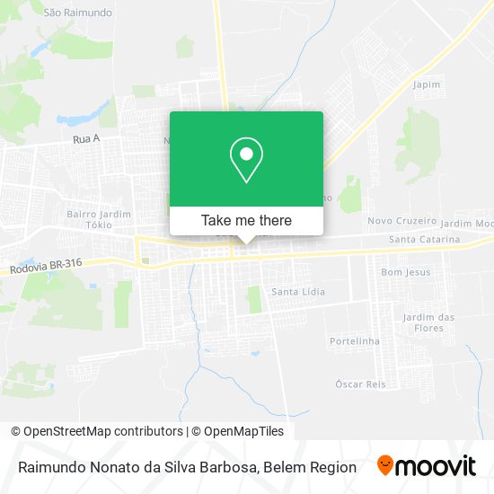 Raimundo Nonato da Silva Barbosa map