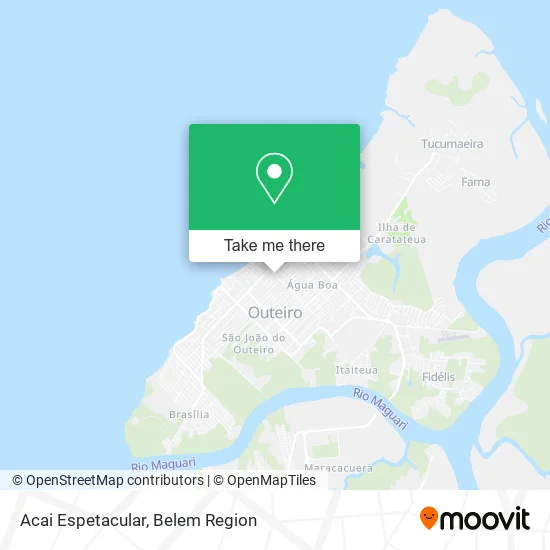 Acai Espetacular map