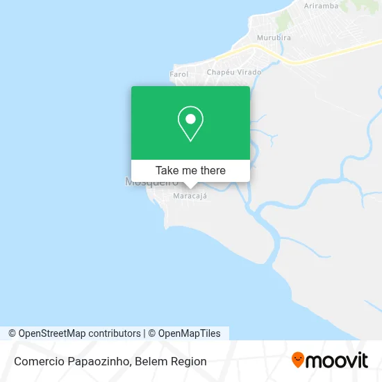 Comercio Papaozinho map
