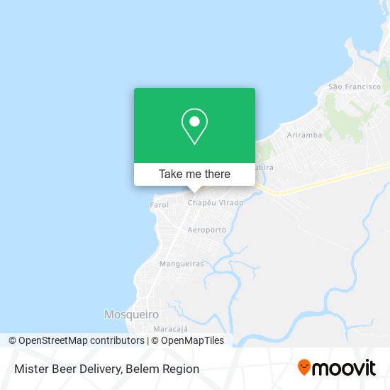 Mapa Mister Beer Delivery