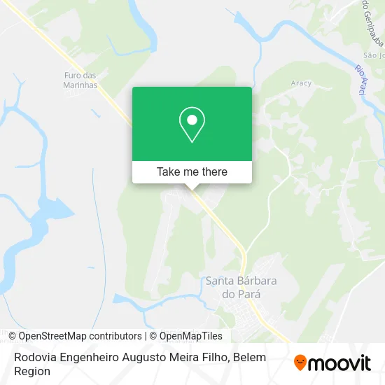 Rodovia Engenheiro Augusto Meira Filho map