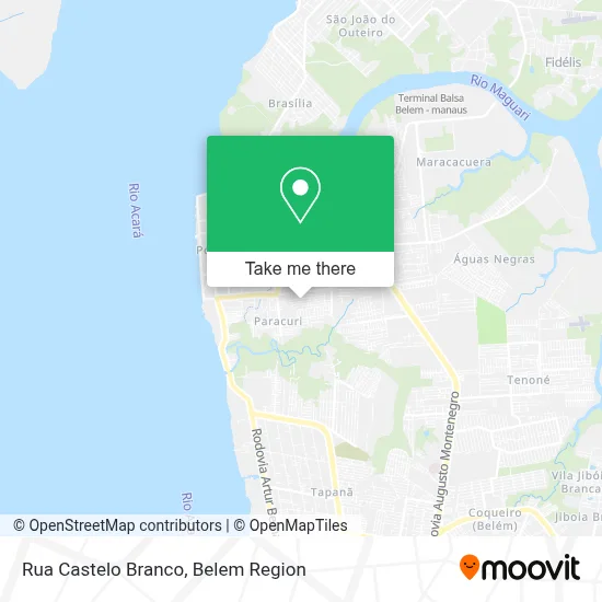 Rua Castelo Branco map