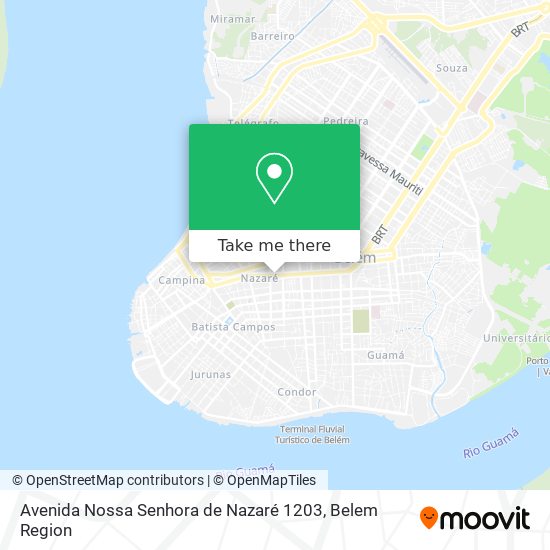 Avenida Nossa Senhora de Nazaré 1203 map