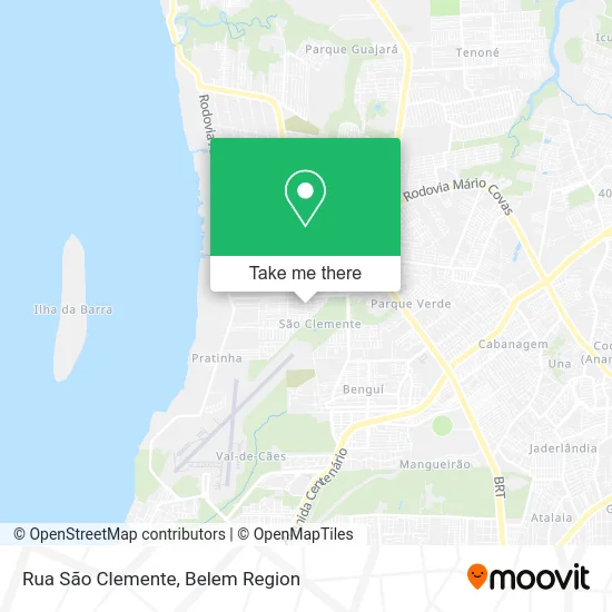 Rua São Clemente map