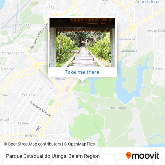 Parque Estadual do Utinga map