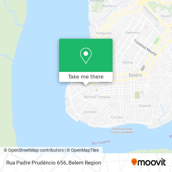 Rua Padre Prudêncio 656 map