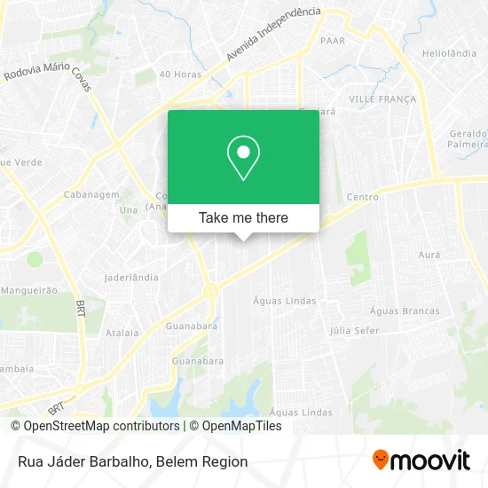 Rua Jáder Barbalho map