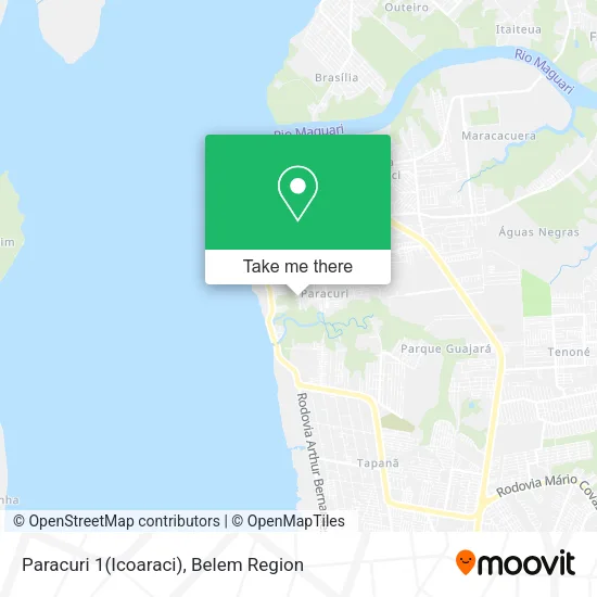 Paracuri 1(Icoaraci) map