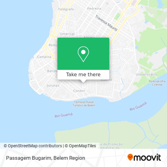 Passagem Bugarim map