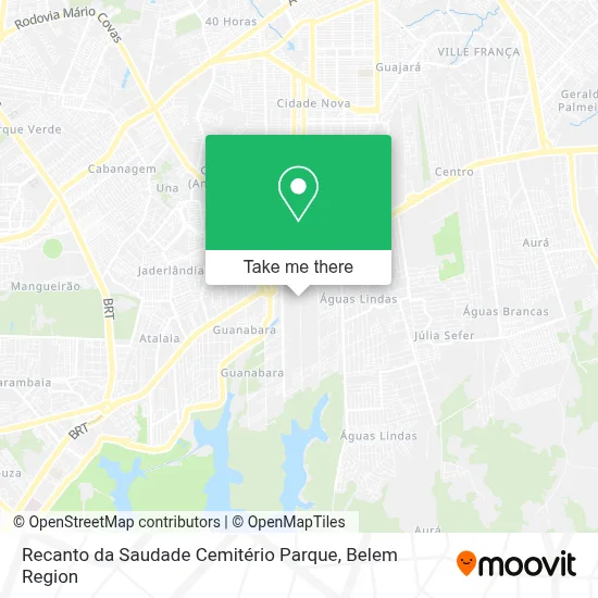Recanto da Saudade Cemitério Parque map