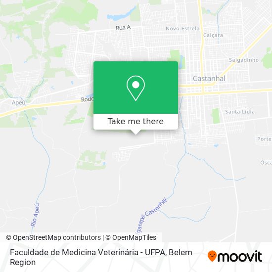 Faculdade de Medicina Veterinária - UFPA map