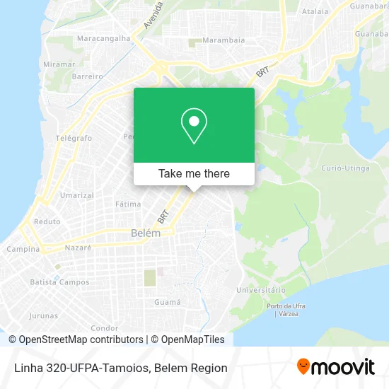 Linha 320-UFPA-Tamoios map