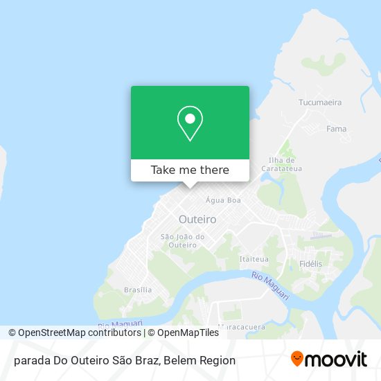 parada Do Outeiro São Braz map