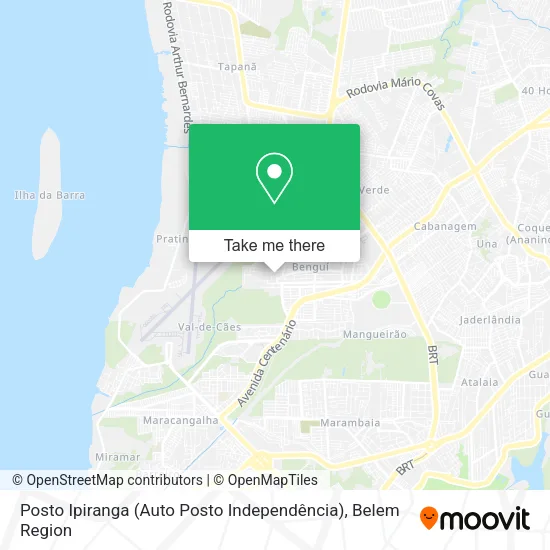 Posto Ipiranga (Auto Posto Independência) map
