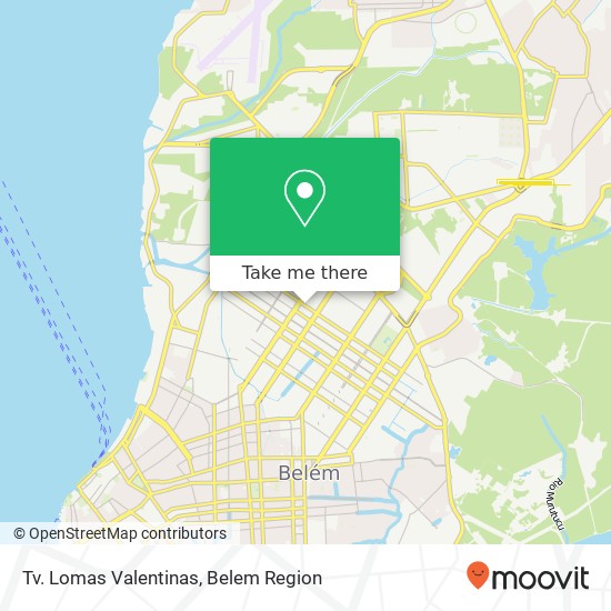 Tv. Lomas Valentinas map