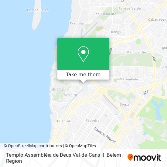 Templo Assembléia de Deus Val-de-Cans II map