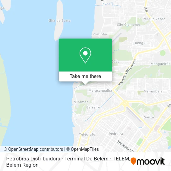 Petrobras Distribuidora - Terminal De Belém - TELEM map