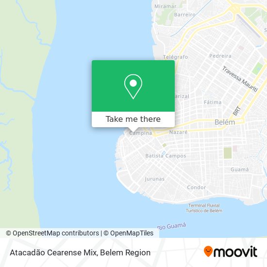 Atacadão Cearense Mix map