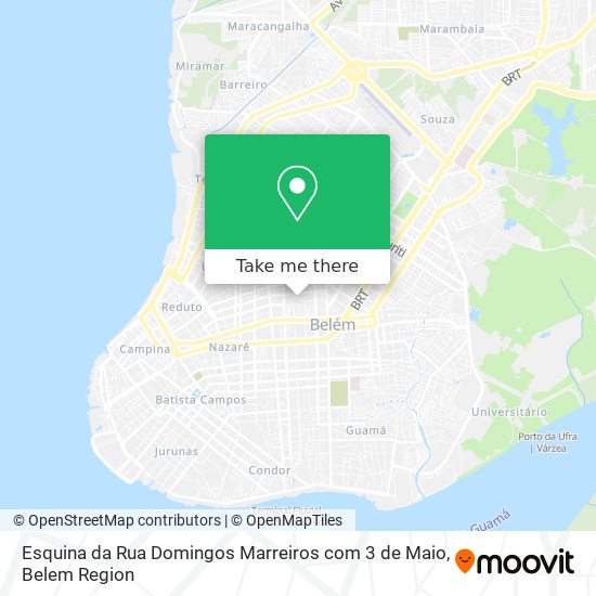 Esquina da Rua Domingos Marreiros com 3 de Maio map
