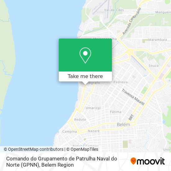 Comando do Grupamento de Patrulha Naval do Norte (GPNN) map