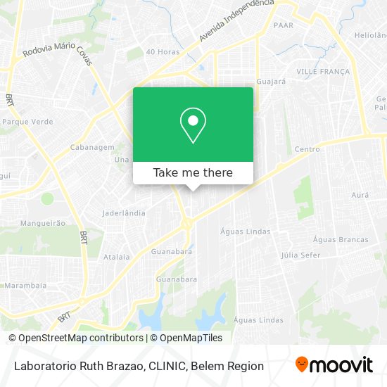 Laboratorio Ruth Brazao, CLINIC map