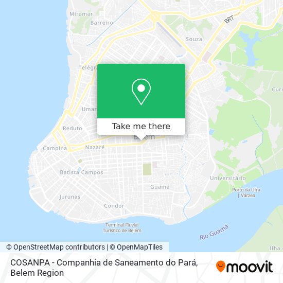 COSANPA - Companhia de Saneamento do Pará map