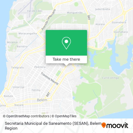 Secretaria Municipal de Saneamento (SESAN) map