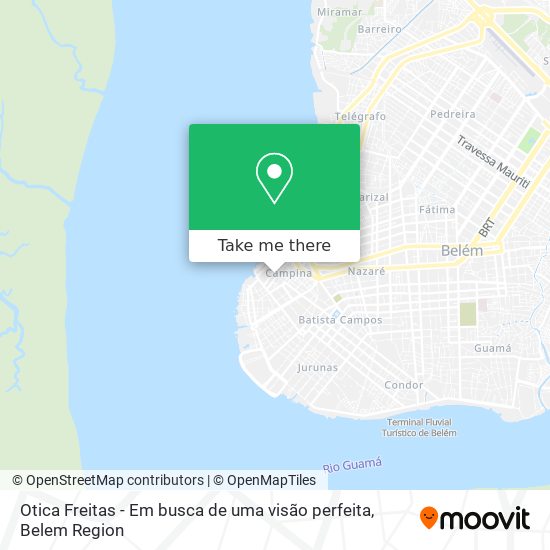 Mapa Otica Freitas - Em busca de uma visão perfeita