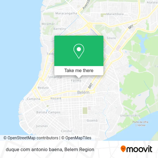 duque com antonio baena map