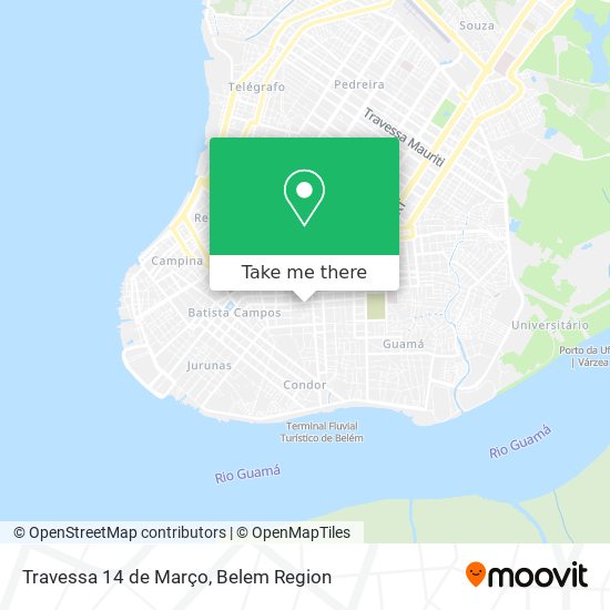 Travessa 14 de Março map