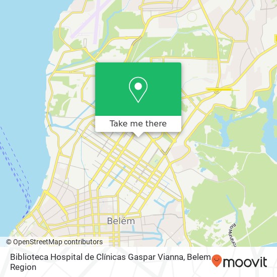 Mapa Biblioteca Hospital de Clínicas Gaspar Vianna