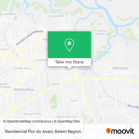 Residencial Flor do Anani map