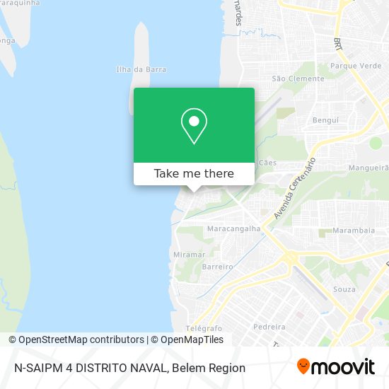 N-SAIPM 4 DISTRITO NAVAL map