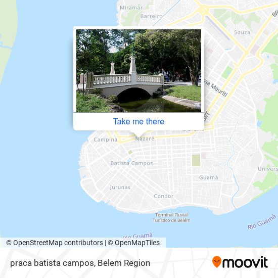 How to get to praca batista campos in Belém by Bus