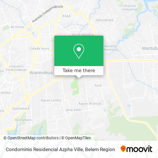 Condominio Residencial Azpha Ville map