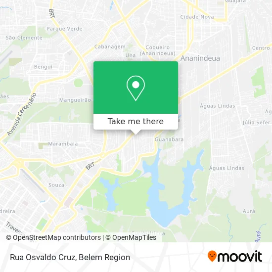 Rua Osvaldo Cruz map