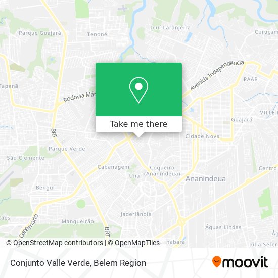 Mapa Conjunto Valle Verde