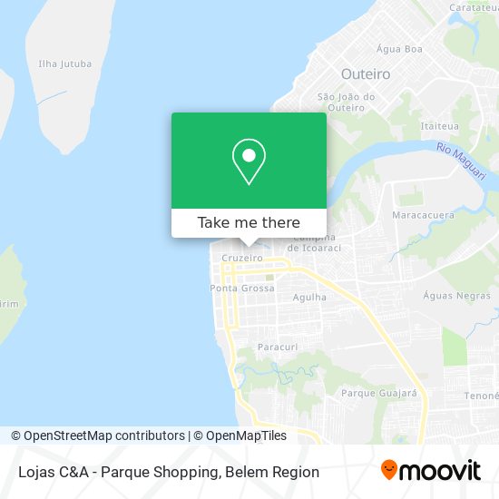 Lojas C&A - Parque Shopping map