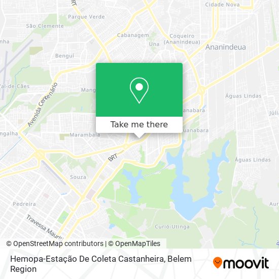 Hemopa-Estação De Coleta Castanheira map